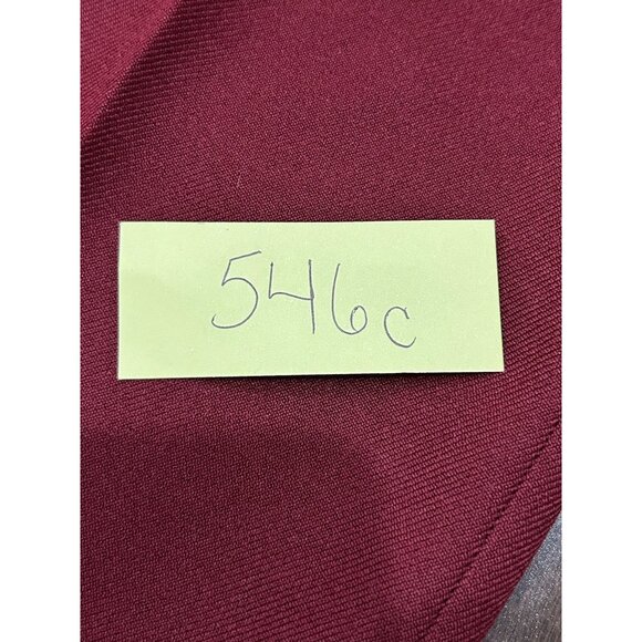 Vintage Burgundy Cropped Pants Adjustable Waist Tabs Made in USA - Picture 8 of 9